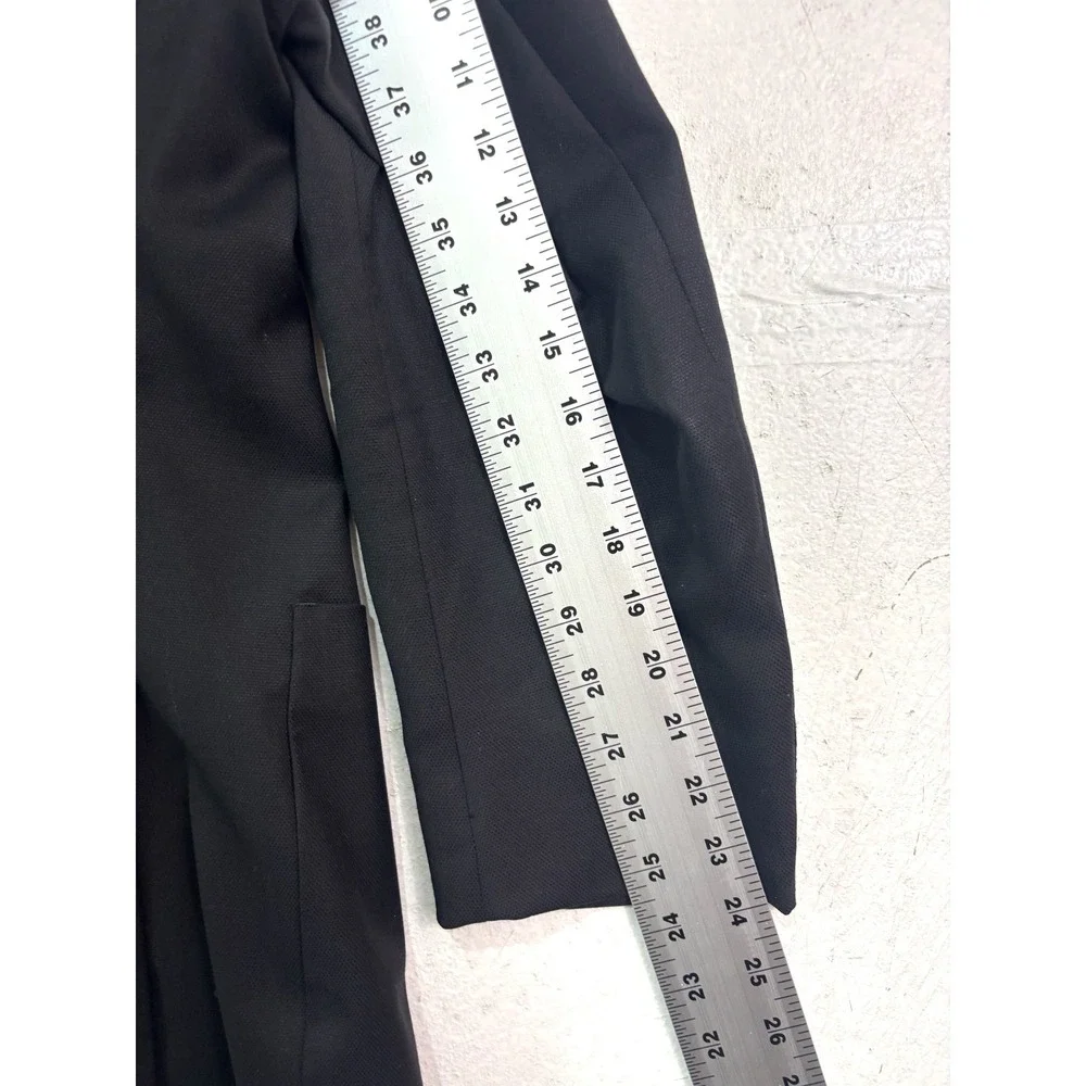Hugo Boss 46R Black Raye7 Hopsack Blazer Jacket Sport‎ Suit Coat Extra Slim Fit